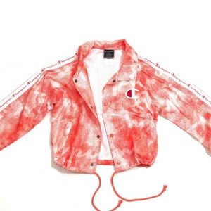 🧡 Women’s Champion Cropped Windbreaker Jacket